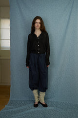 Spring soft cardigan set_black