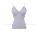 Roen Ribbed Lace With Cup Sleeveless