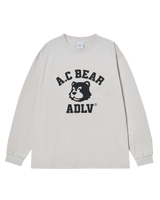 25FW SHADOW AC BEAR LONG SLEEVE T-SHIRT