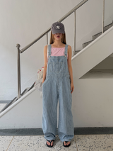 hickory denim overall