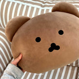 Chanibear Face Cushion (Brown)