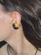 ユニセックス CHUNKY イヤーカフ｜ピアス穴不要・軽量・ミニマルデザイン Unisex Bold Couple Ear cuff