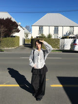 Crinkle Nylon Skirt Pants (3c)