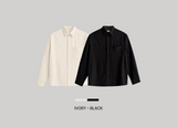 Look Authentic Embossed Check Seersucker Oversized Shirt
