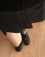ダッペルチェック柄プリーツミニスカート