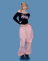 damage boxy pants (3color)