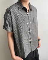 バックル ショートスリーブ シャツ