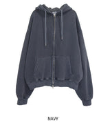 Meti Pigment Overfit Hood Zip-Up
