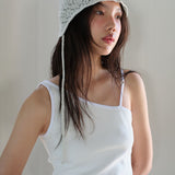 Single Buckle sleeveless_ivory