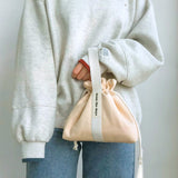 【MADE】Canvas Pouch Bag - Peach