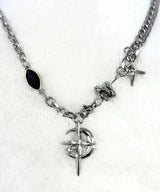 BLACK CRESCENT MOON Necklace