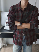 ASCLO Joy Over Dyeing Check Shirt (2color)