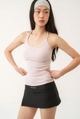 【即日発送】Athletic slit skirt - black