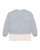 Lace Cardigan Pink/Grey