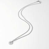 Men's Necklace Circle Pendant Stainless Steel _CLEF BUZZ NEC