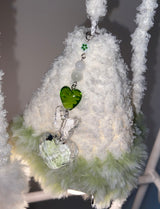 fluffy green cozy light