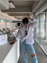 Logane Premium Ice Linen Overshirt