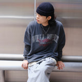 MN WELL BUHT プリンティングピグメントスウェットシャツ