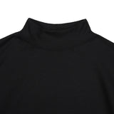 [Unisex] リザーブオーバーフィットモックネックTシャツ [BLACK]