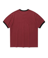 ツインスターリンガーSS Tシャツ バーガンディー(CV2FMUT549A)