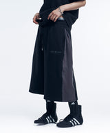Track Color Bermuda Sweatpants - Black