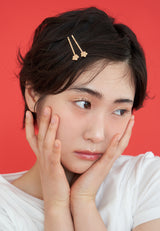 [2SET] ペティフラワーヘアピン - ゴールド