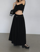 Pumpkin Balloon Sleeveless Blouse