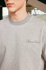 リブテクスチャーベースTシャツ