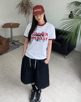 フェンノンフェイドバミューダデニムパンツ