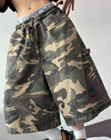 CARPENTER💚MILITARY CAMOUFLAGE BERMUDA 🩶🤍💚🤎3COLOR