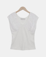 Cherryver Lace Short Sleeve T-Shirt