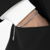 men's thin chain bracelet_CLEF 808 BASS BRC