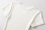 ベーシックラウンドリブTシャツ