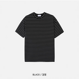 [S/S] ストライプオーバーフィット半袖Tシャツ(7coolor)