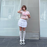 KIRSH X TOKYO ビックチェリークロップTシャツ【サーモン】