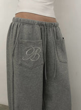 26SS★ [MADE] Kirin am Lettering String Wide Training Pants