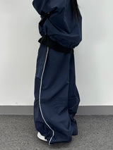 piping balloon track pants