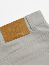 マルチスカルストレートコットンパンツ (GRAY)