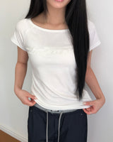 ヌオルエンブロイダード半袖Tシャツ
