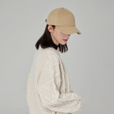 VAカーブロゴウールブレンド5パネルキャップ / Beige
