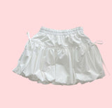 Volume ribbon skirt 2color