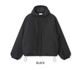 Milky Two Way String Hooded Padding
