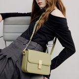 [Leather 100%] マドリード_OLIVE