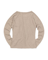 Yesterday ワッフル長袖（ベージュ） WOMENS