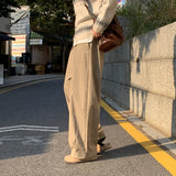 LMN デルトアンダーピンタックワイドパンツ (5 colors)