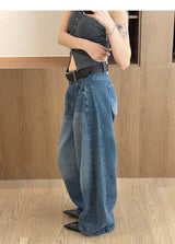 サイドインシジョンワイドデニムパンツ(5color)