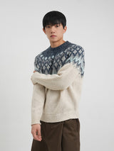Feather round knit 4color