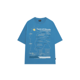 Type Of Clouds Graphic Overfit T-shirt - 3COLOR