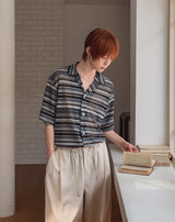Koani Mix Crochet Short Sleeve Cardigan