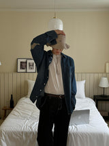 ASCLO Non Fade One Tuck Denim Pants (2color)